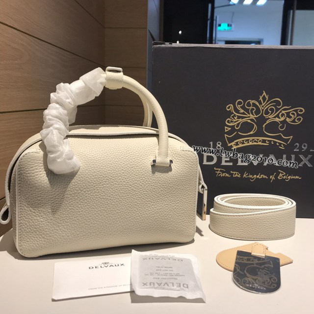 Delvaux經典款Cool Box荔枝紋手提女包 德爾沃專櫃手提肩背手袋女包 bxs1025